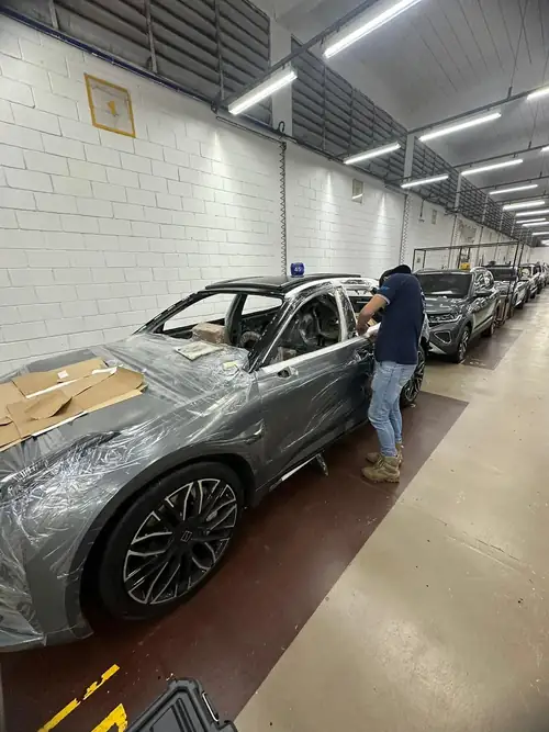 Porsche Panamera em aplicação